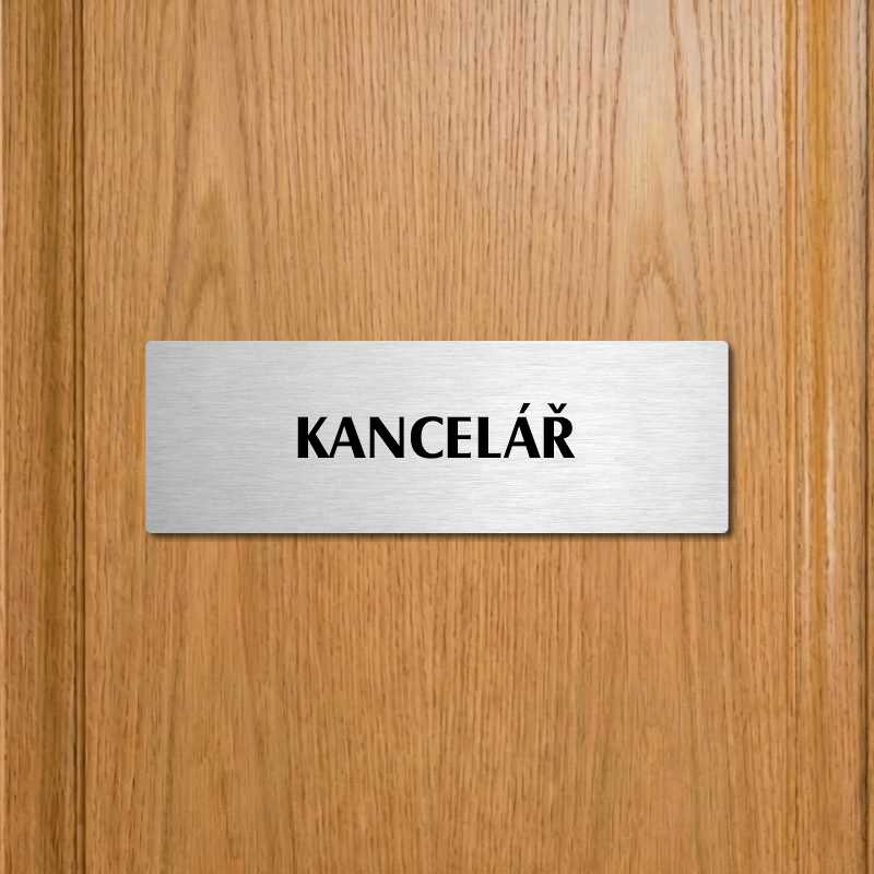 Kancelář, 240x79mm, zlatá popiska 